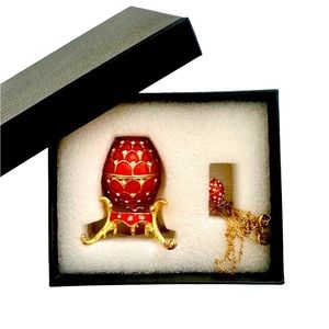 Miniature Jeweled Egg Gift Set - 4Pieces